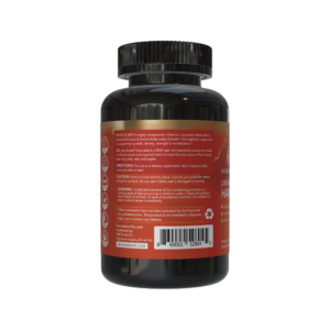 Back label of HairSmart repair vitamin bottle detailing ingredients and usage information.