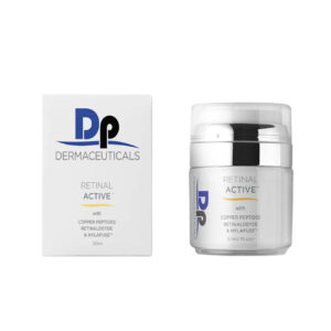 DP Dermaceuticals Retinal Active cream container and packaging